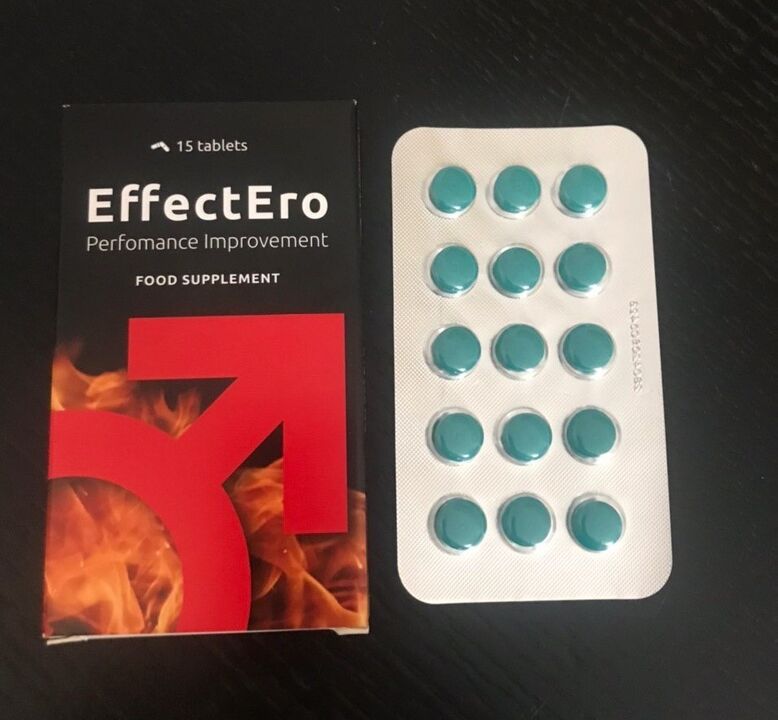 Photo de comprimés pour améliorer la libido EffectEro, expérience d'utilisation